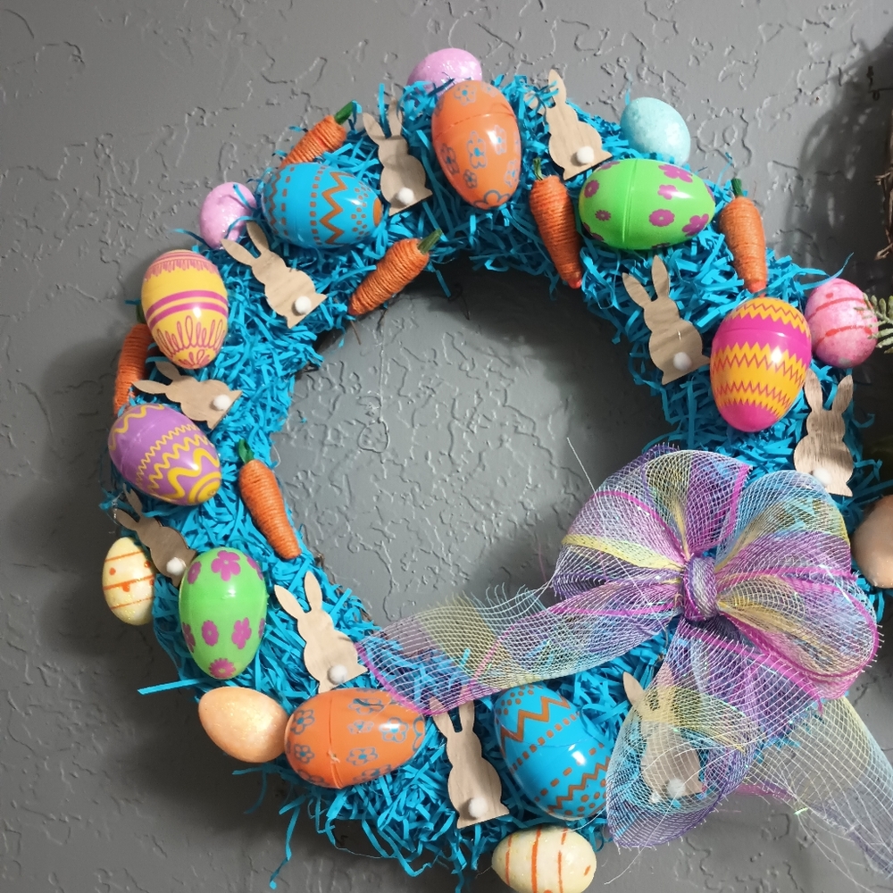 Handmade Easter wreath